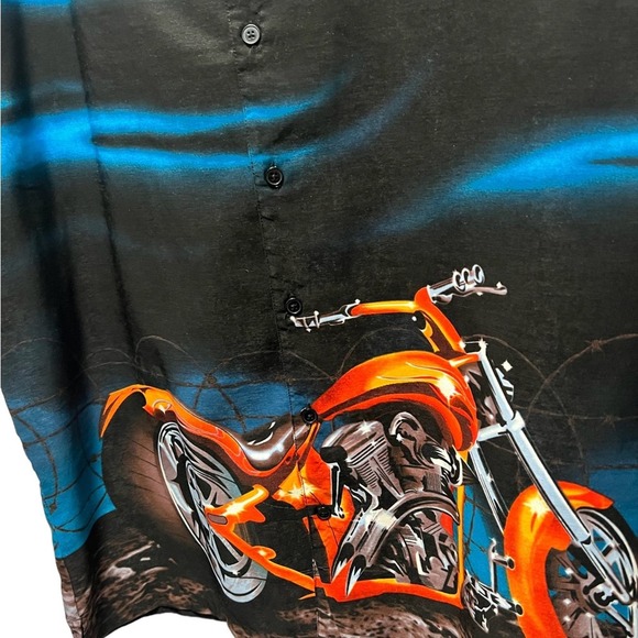 Authentic Club Shirt Steve&Barry”s , Short sleeve button up. Size L - Picture 4 of 7